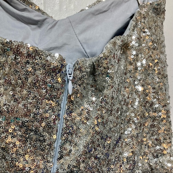 ASOS Silver Sequin Dress 🪩🪩🪩 - Picture 8 of 13